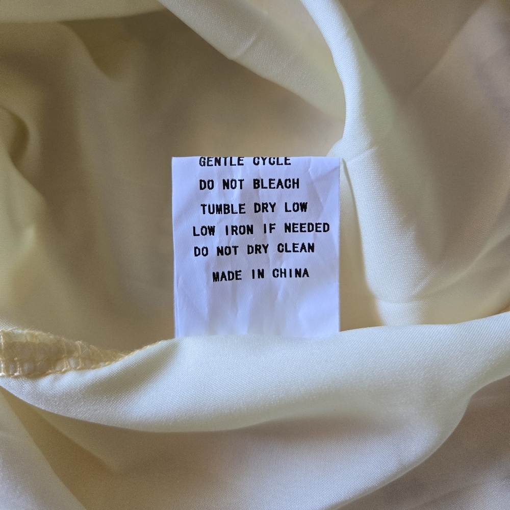 Taoocy Yellow and Purple Maxi Dress Size M NWOT - Picture 7 of 8